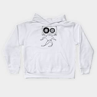 Cassette guy Kids Hoodie